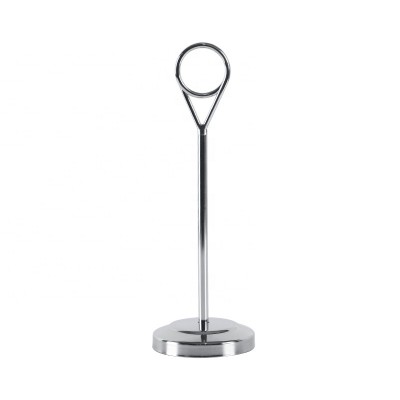 Hot selling stainless steel restaurant table menu number card holders