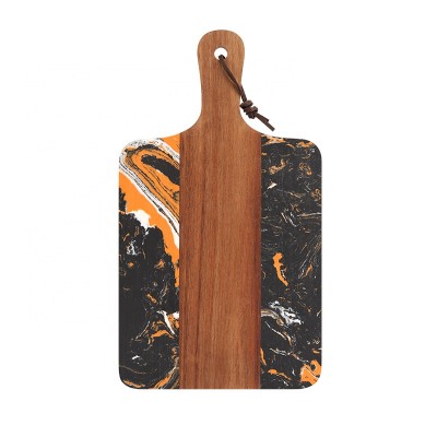 new arrival wooden cutting board with marble edge