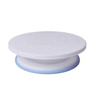 Baking Tools 11 Inch White Cake Decorating Stand Boards Plastic Round Rotating Cake Turntable