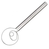 Food Grade 304 Stainless Steel Manual Eggbeater Egg Whisk Danish Dough Bread Lame Whisk Mixer