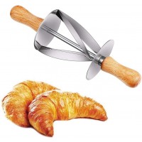 Baking Tools Croissant Maker Stainless Steel Blade Roller Slices Croissant Dough Tool Cutter